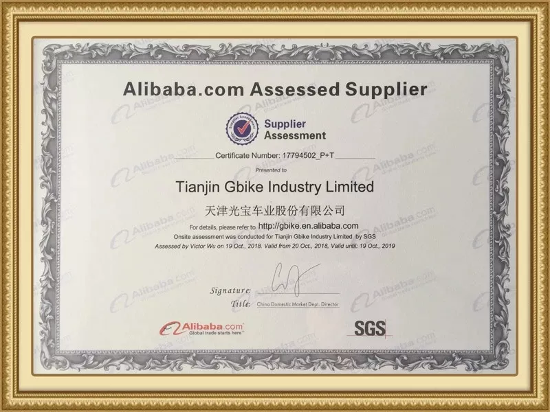 Alibaba.com Assessed Supplier